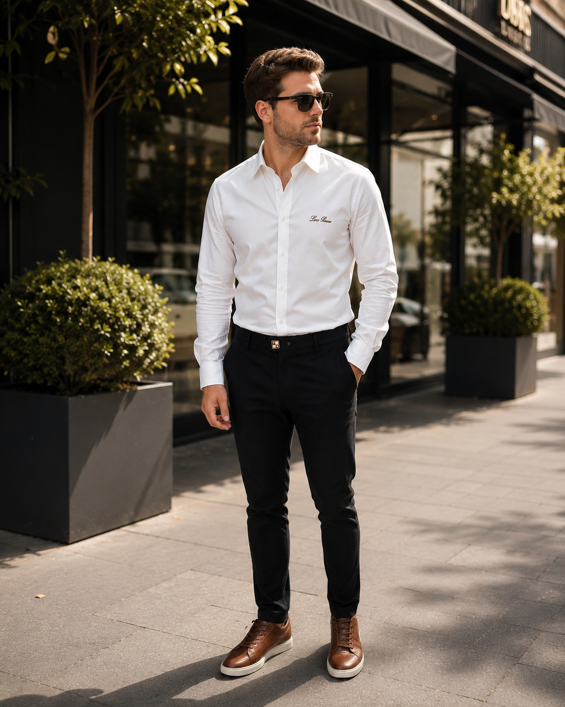 Loro piana pantolon siyah