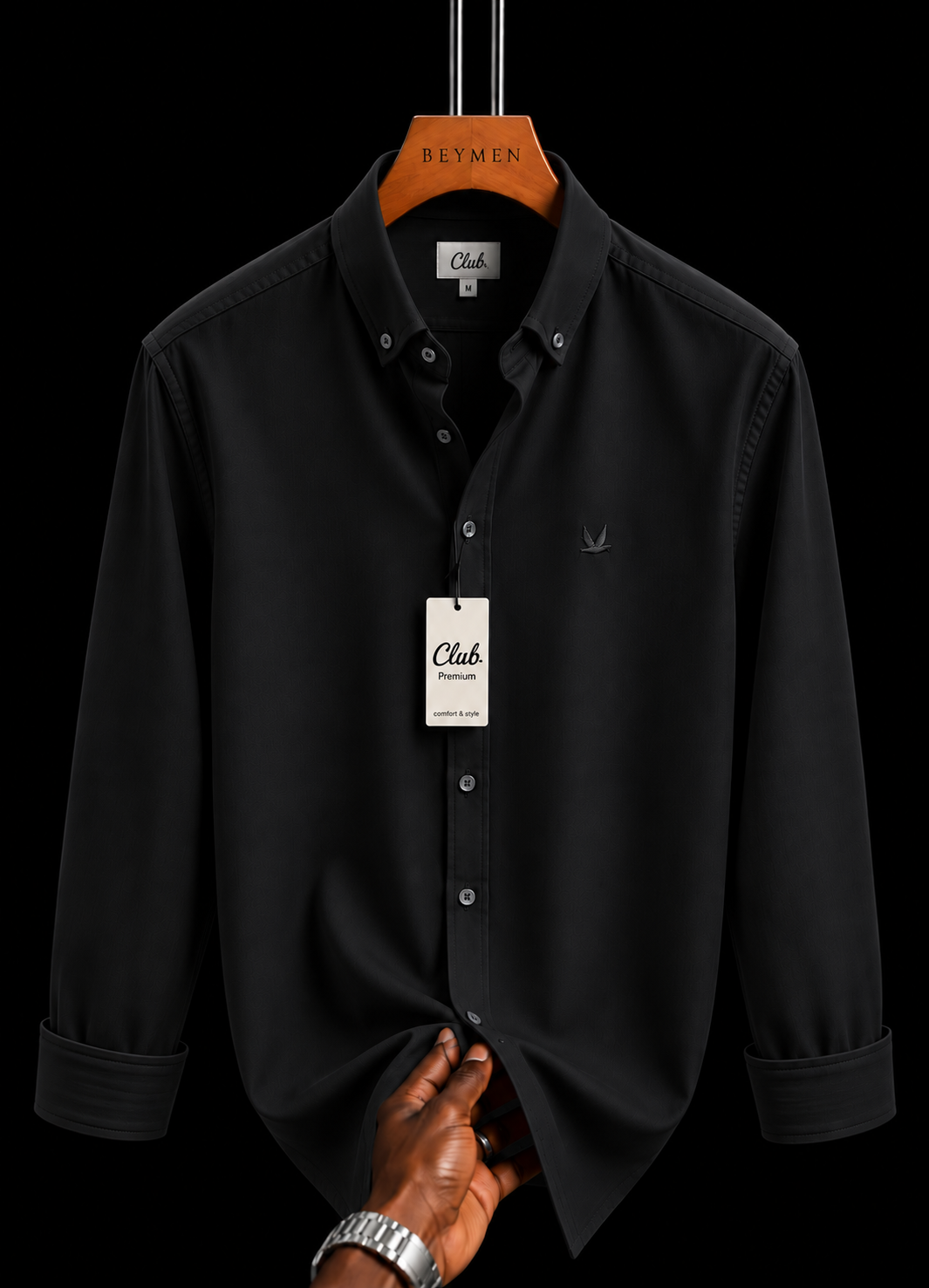 Beymen-Ligralı Gabardin-siyah